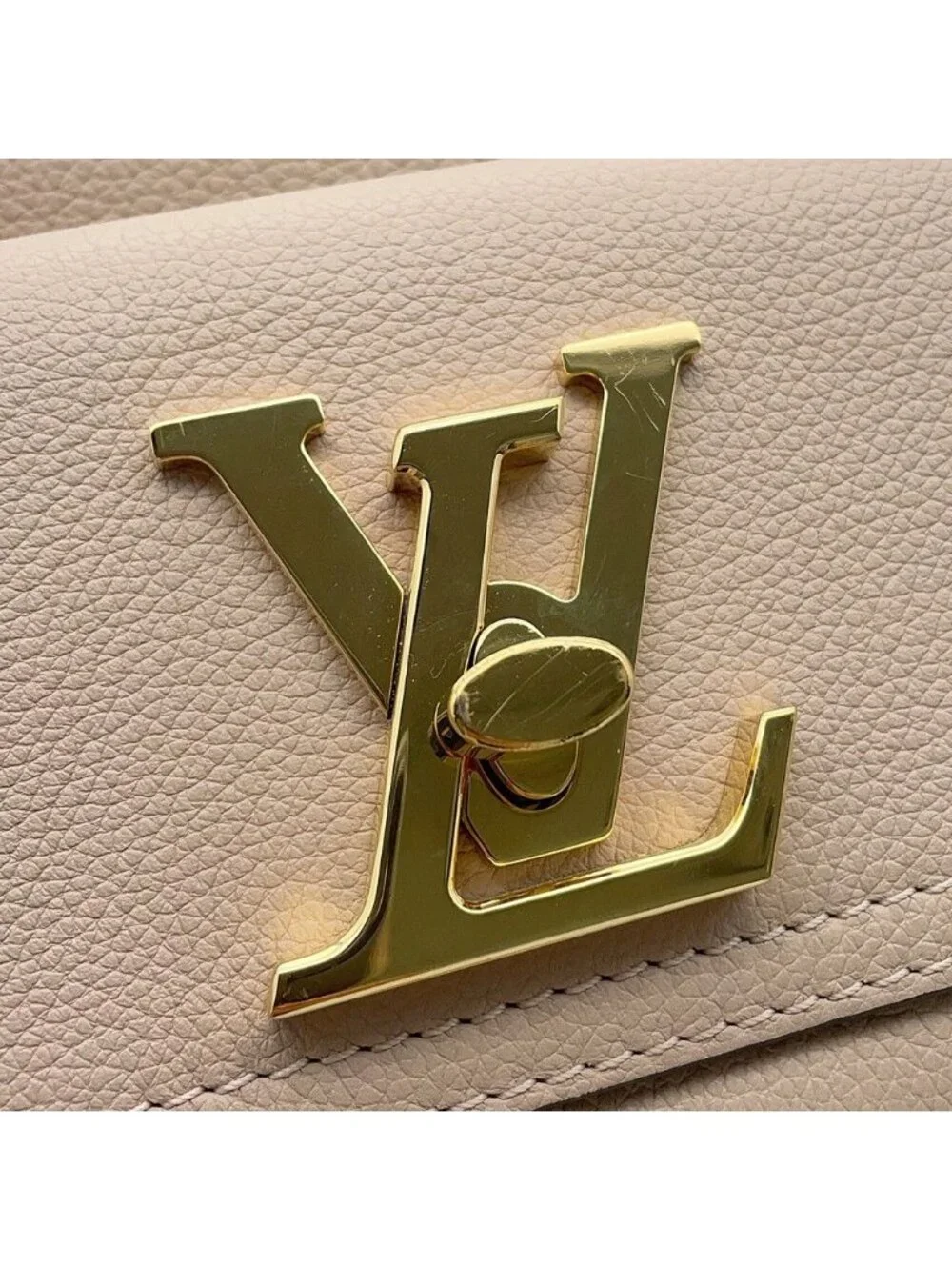 Louis Vuitton Shoulder Bag Leather Lockme Bucket NV 3way